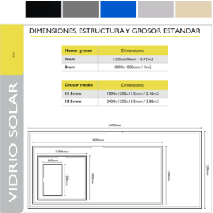 Vidrio Solar FV OPACO - BIPV