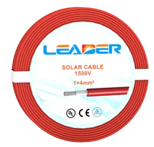Cable Solar, CD 1.5KV, 1H, 1.5-35mm2 Rojo