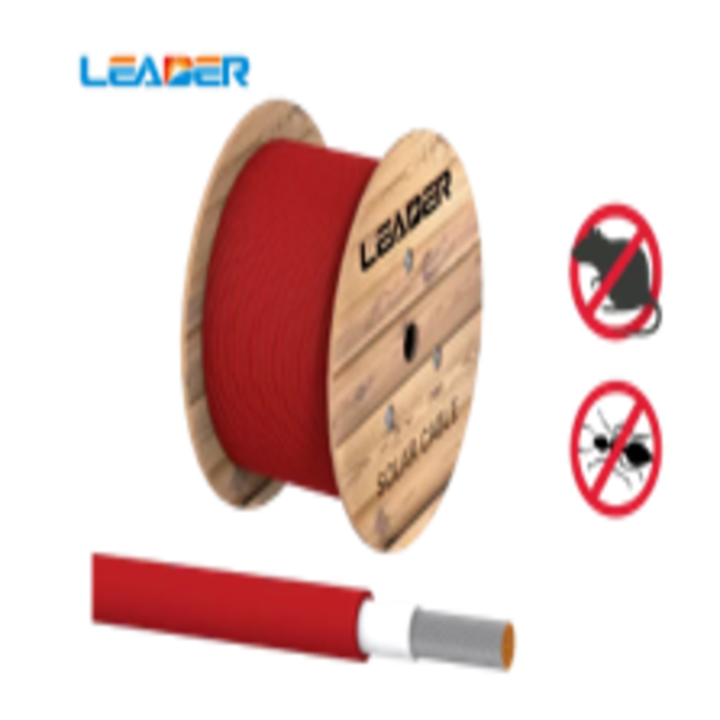 Cable Solar, Anti, CD 1.5KV, 1H, 1.5-35mm2 Rojo