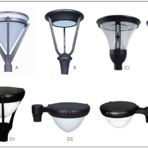 Luminaria FV Serie AIO PARK  130 lm/W